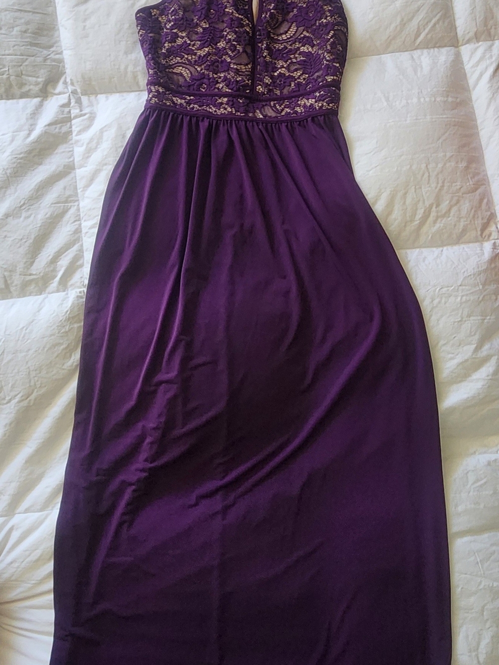 Purple Lace  Dress